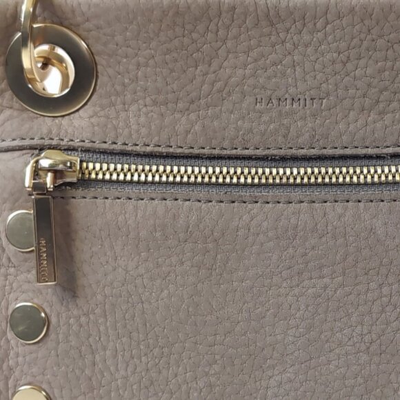 HAMMITT Crossbody 'Tony Small' Handbag Taupe Nubuck Leather Bag - Picture 13 of 13
